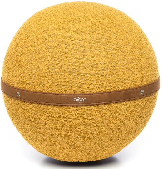 Siège ballon ergonomique publicitaire - BLOON Bouclette safran